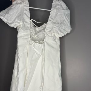 White Zara dress size L